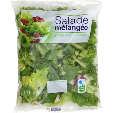 sachet de salade verte
